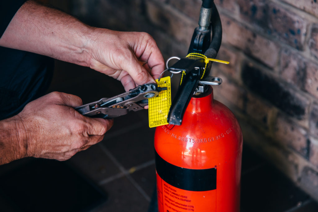 maintenance of portable fire extinguishers